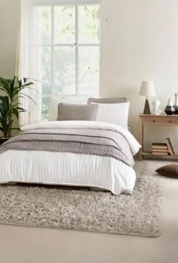 Özdilek Gelin Seti Yatak Örtülü Lıne Bej