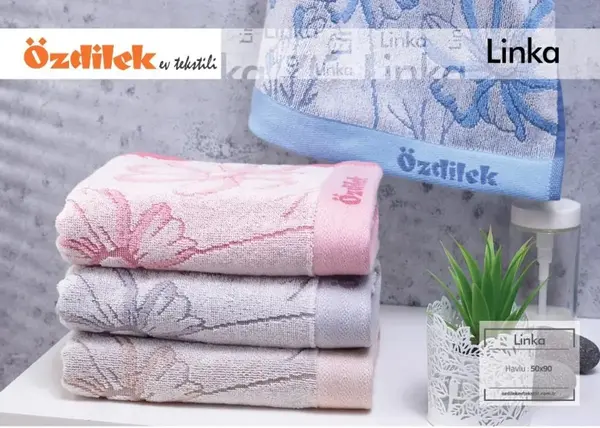 Özdilek Banyo Havlusu 90*150 Lınka Mavi