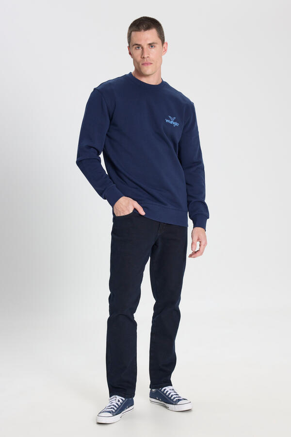 Wrangler Sweatshirt W6895935358 Lacivert