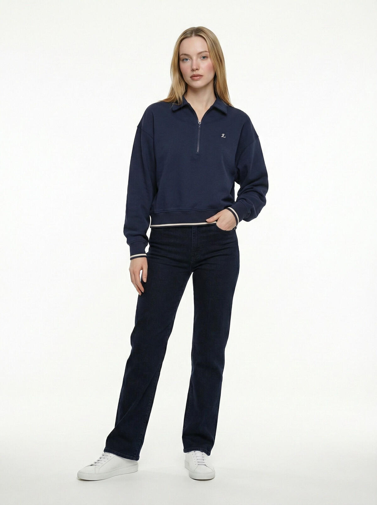 Loft Sweatshirt LF2038653 Lacivert