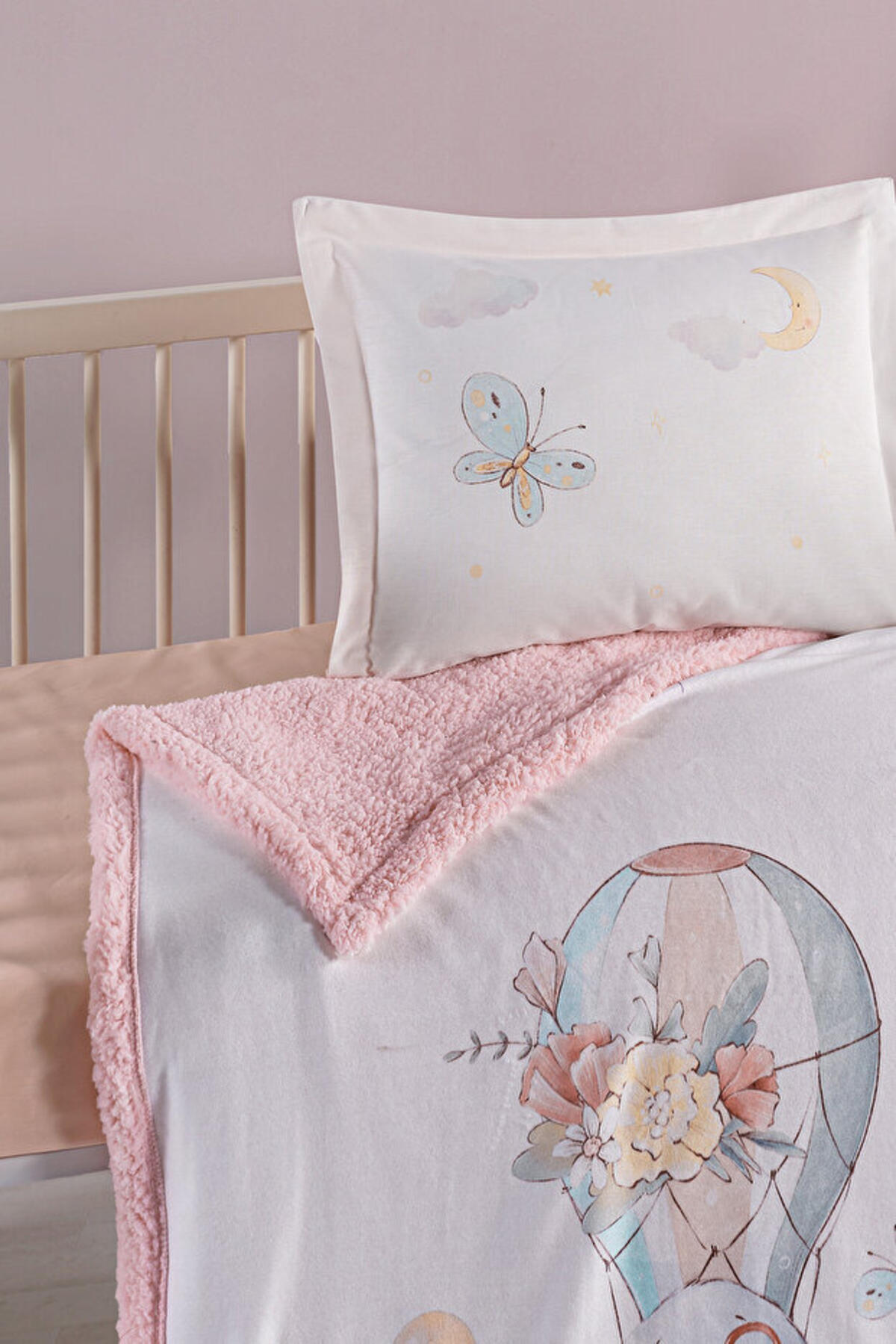 Kanz Battaniye Seti Bebek Polarlı (Knz-008) Flying Rabbit