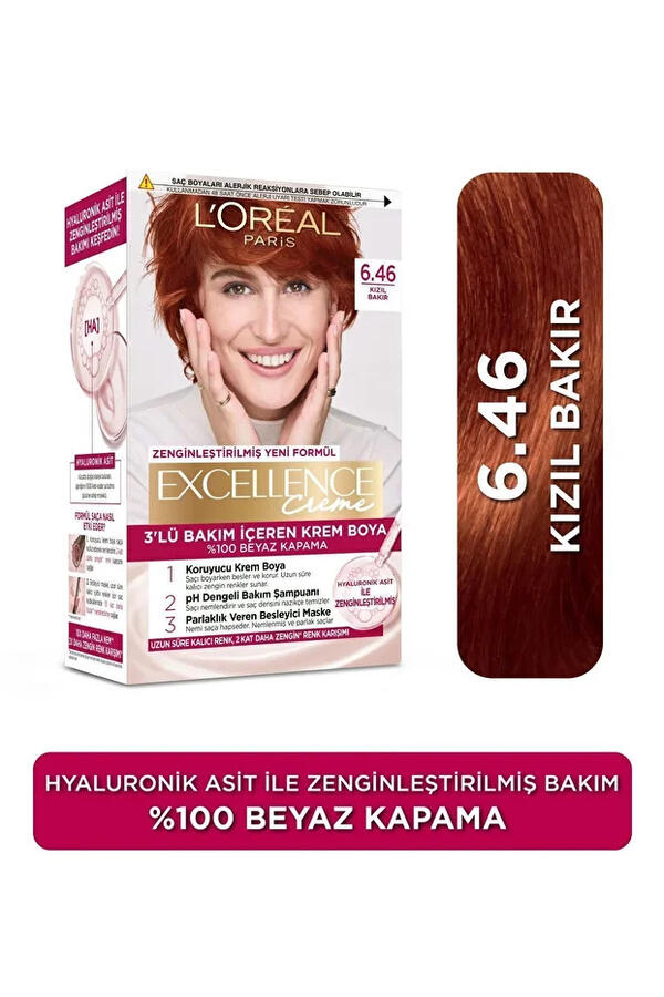 Excellence Saç Boyası No:6.46