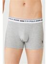 U.S. Polo Erkek Boxer 3Lü 80431 Gri-Kır-Laci