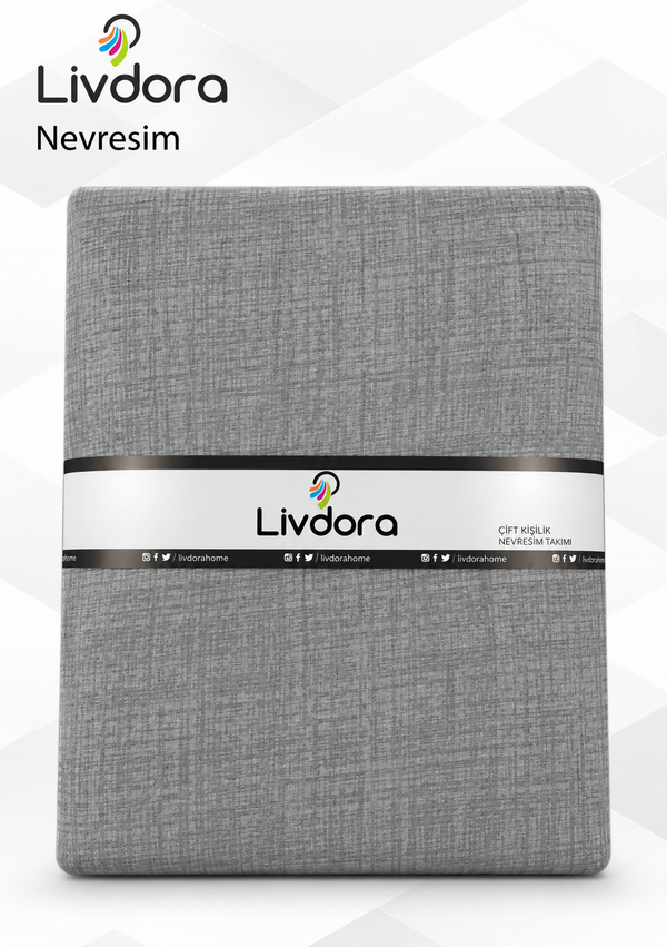 Livdora Nevresim Clean Çk A.Gri