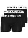 Jack&Jones Junior Erkek Çocuk Boxer 3Lü 12149293 Siyah