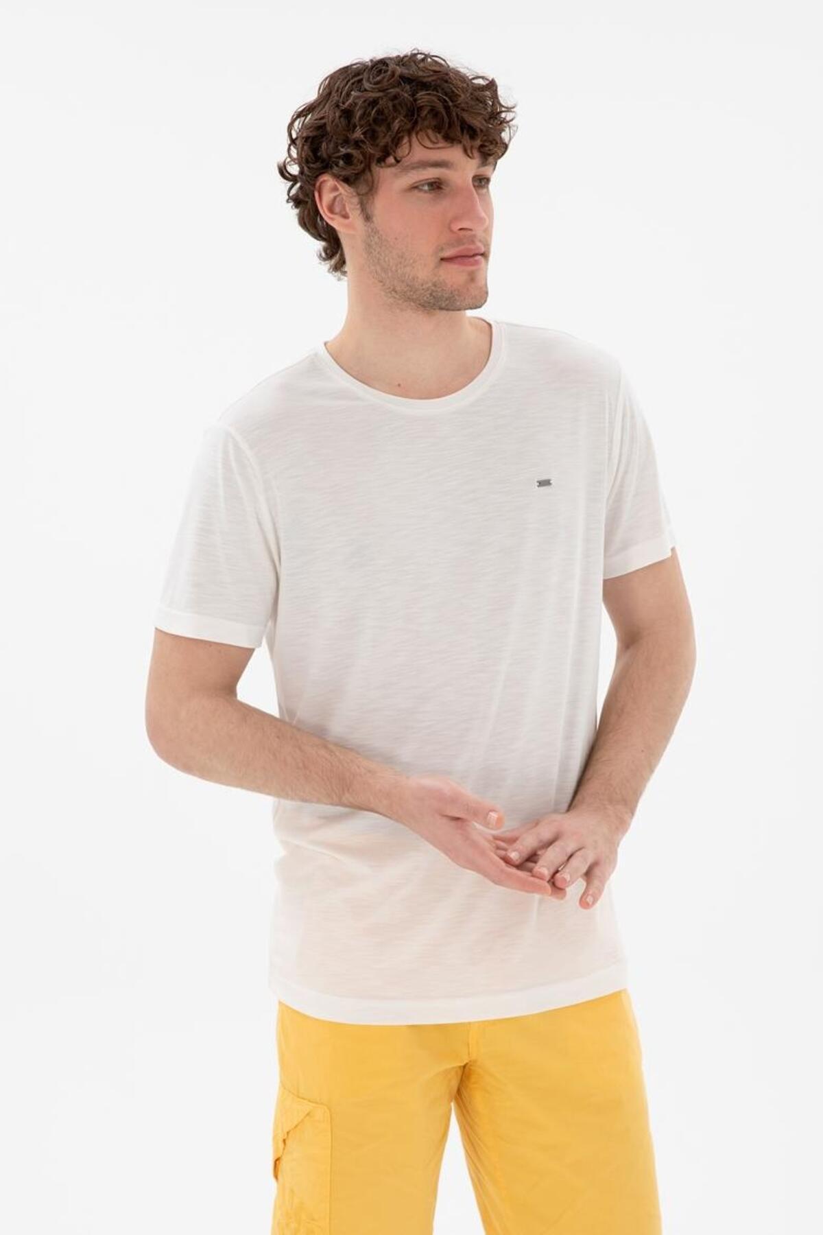 U.S Polo Assn. Tişört 2084363 G081SZ011 Ekru