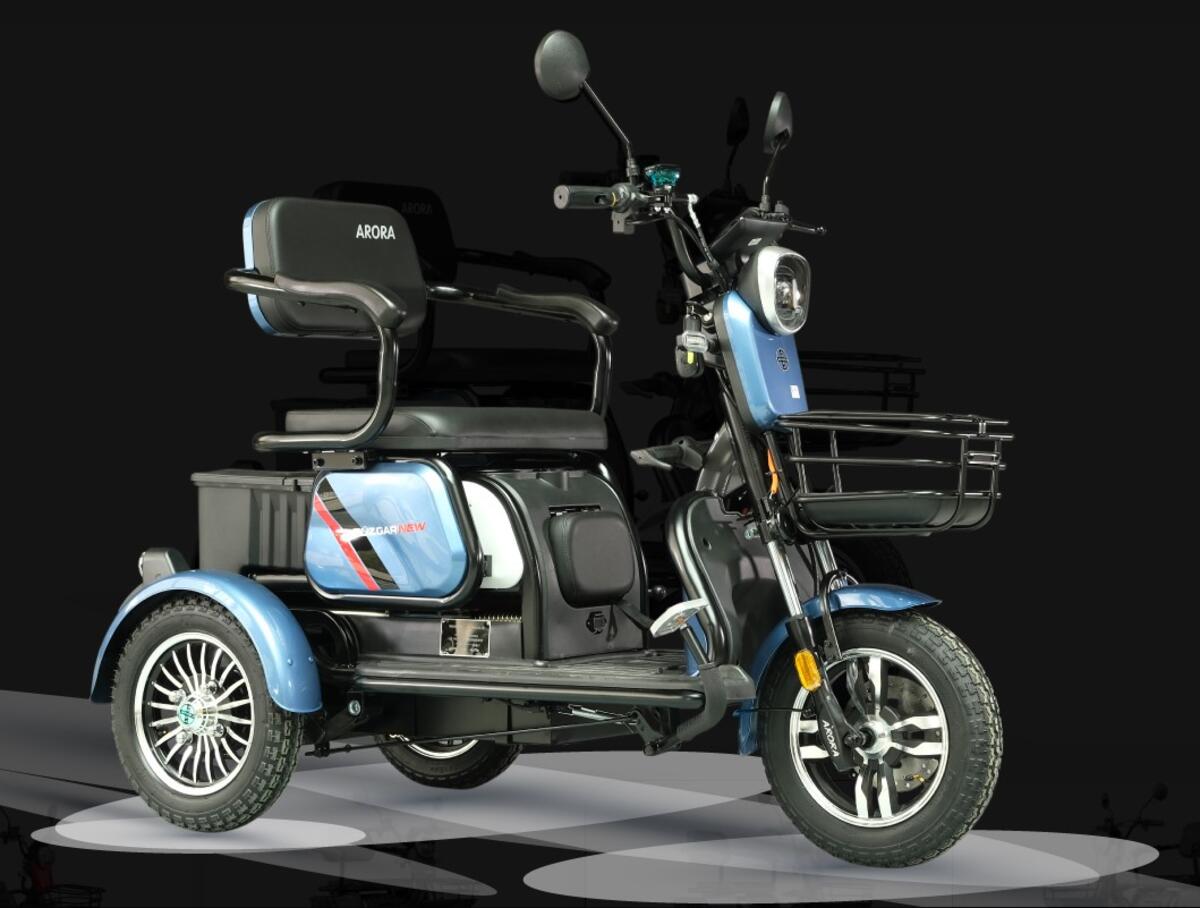 Arora Motosiklet Rüzgar New Üç Tekerlekli Mavi