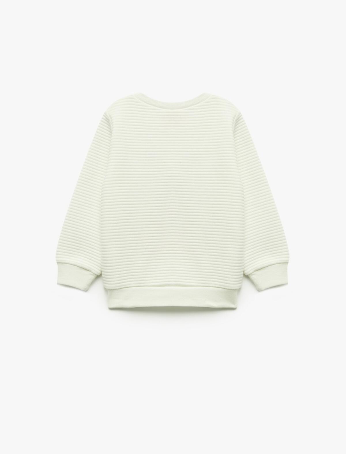 Koton Sweatshirt Kız Bebek 6WMG10008AK Ekru