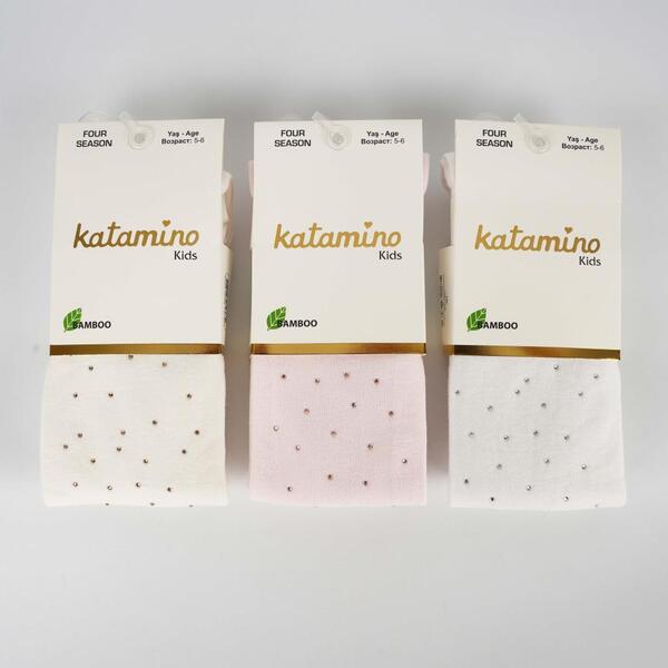 Katamino Külotlu Çorap Bambu Kız Çocuk Netal Aks. K32279 Asorti