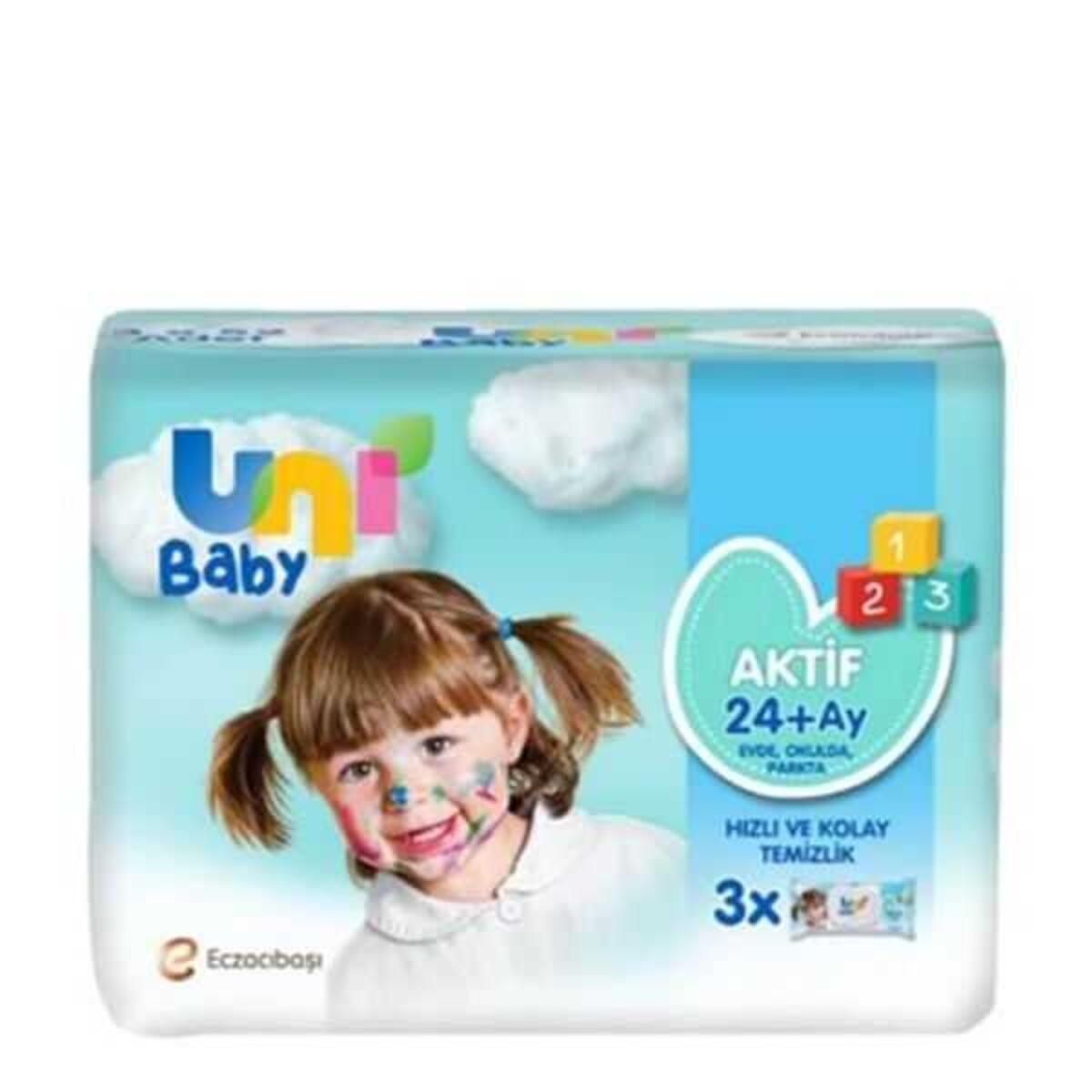 Uni Baby Islak Havlu Aktif 3X52Li