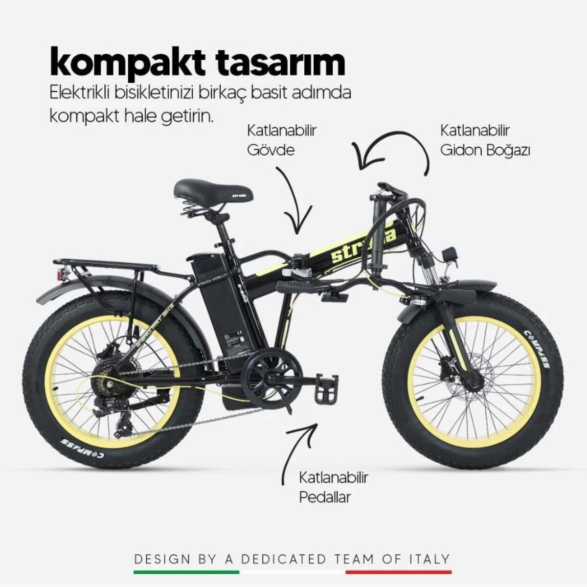 Strada Elektrikli Bisiklet 00131 Turkuaz