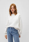 Mavi Sweatshirt M1610198-70057 Kırık Beyaz S