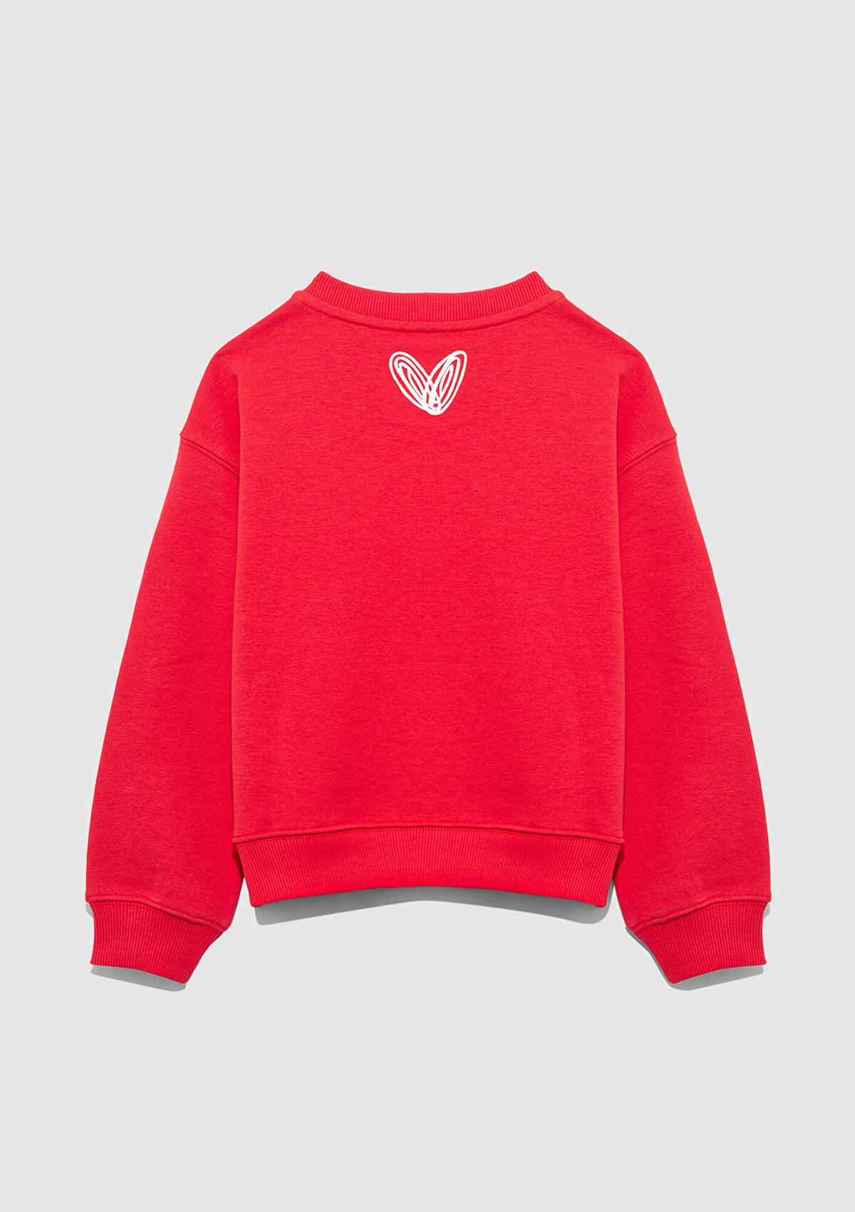 Mavi Sweatshirt Kız Çocuk M7S10131-84538 Kırmızı