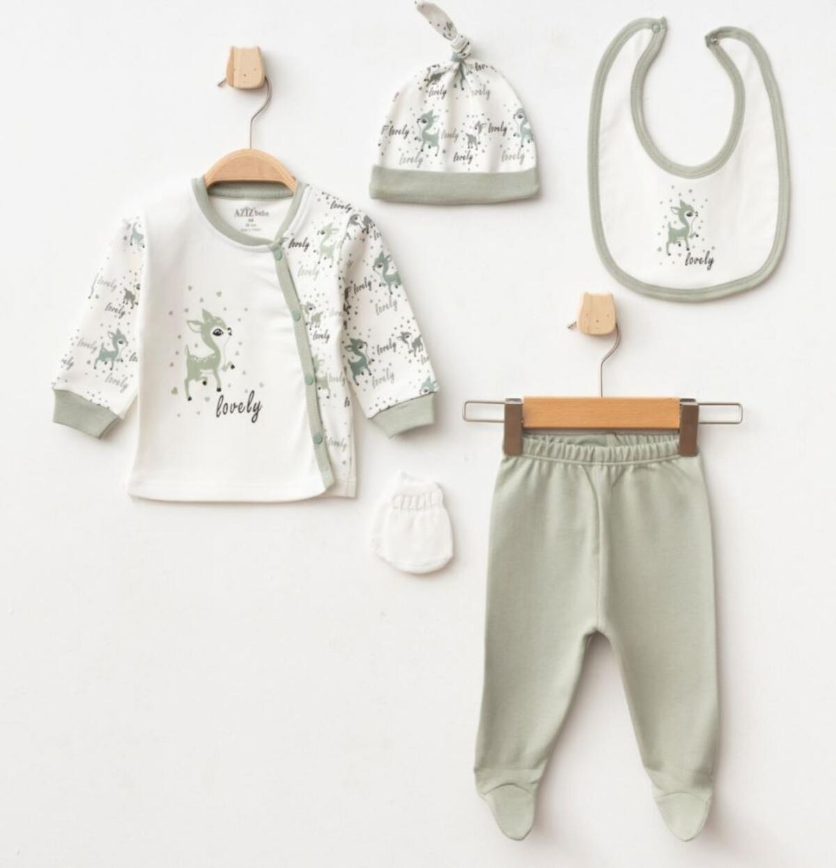 Aziz Bebe 5Li Set 5355 Yeşil