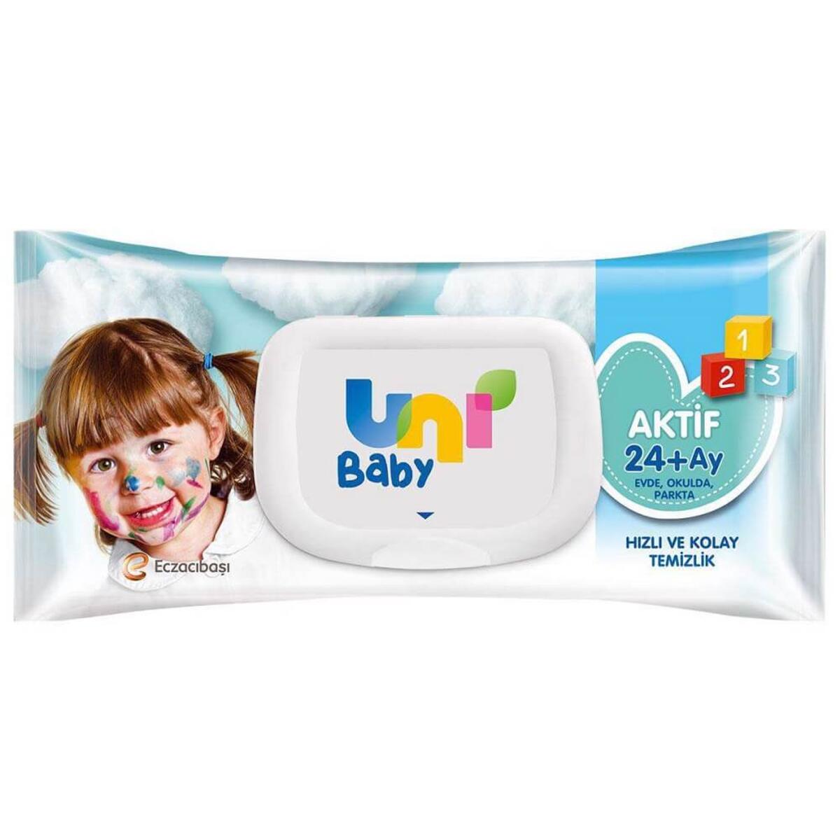 Uni Baby Islak Havlu Sensitive Aktif 24+Ay 90Lı
