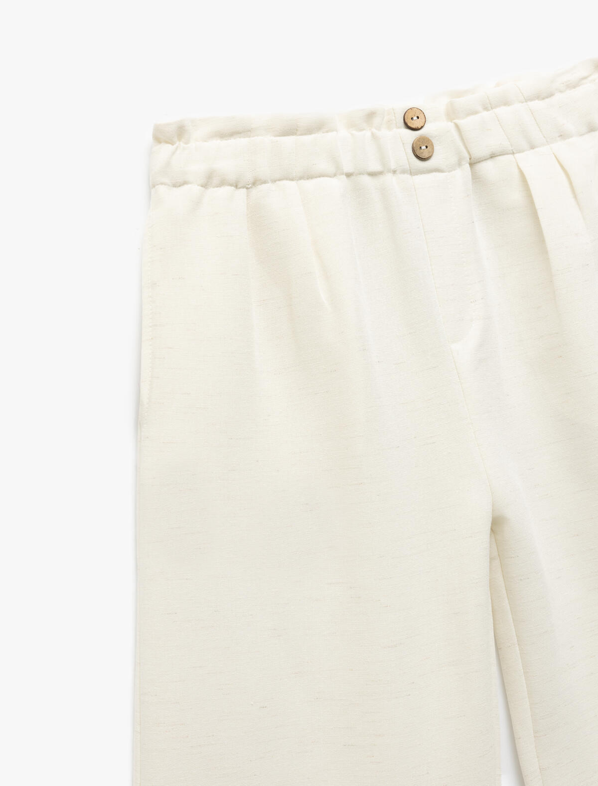 Koton Pantolon Kız Çocuk 5SKG40018AW Beyaz
