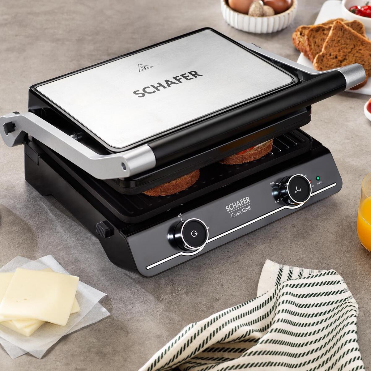 Schafer Tost Makinesi Gusto Grill Inox 2S251-25007-Inx01