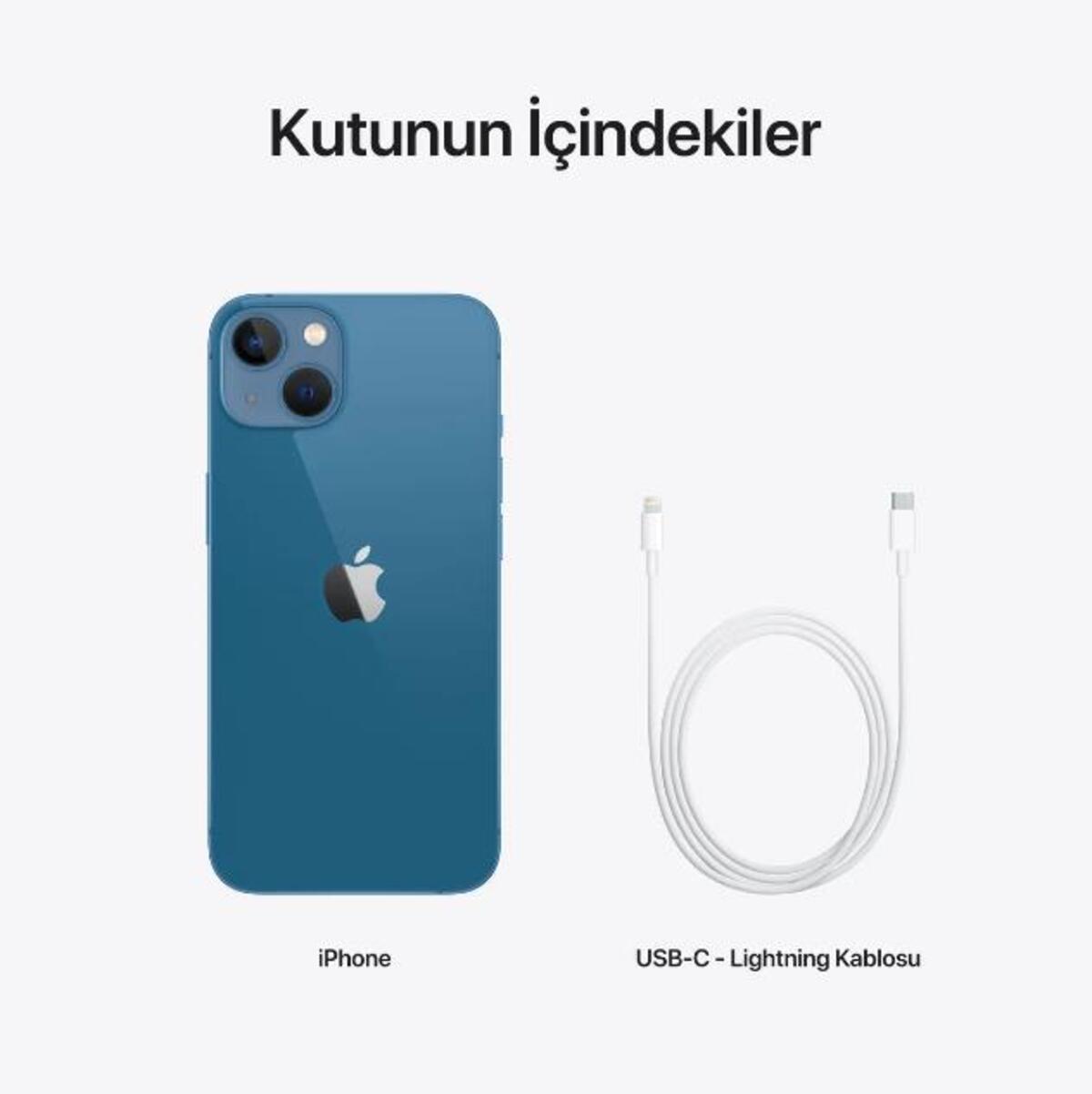 Apple Cep Telefonu Iphone 13 128Gb Blue