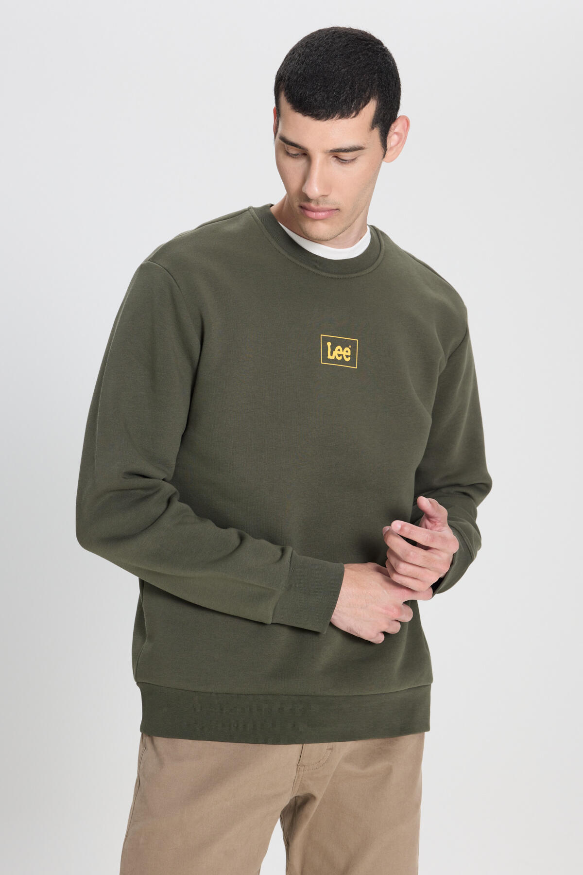 Lee Sweatshirt L212299801 Haki