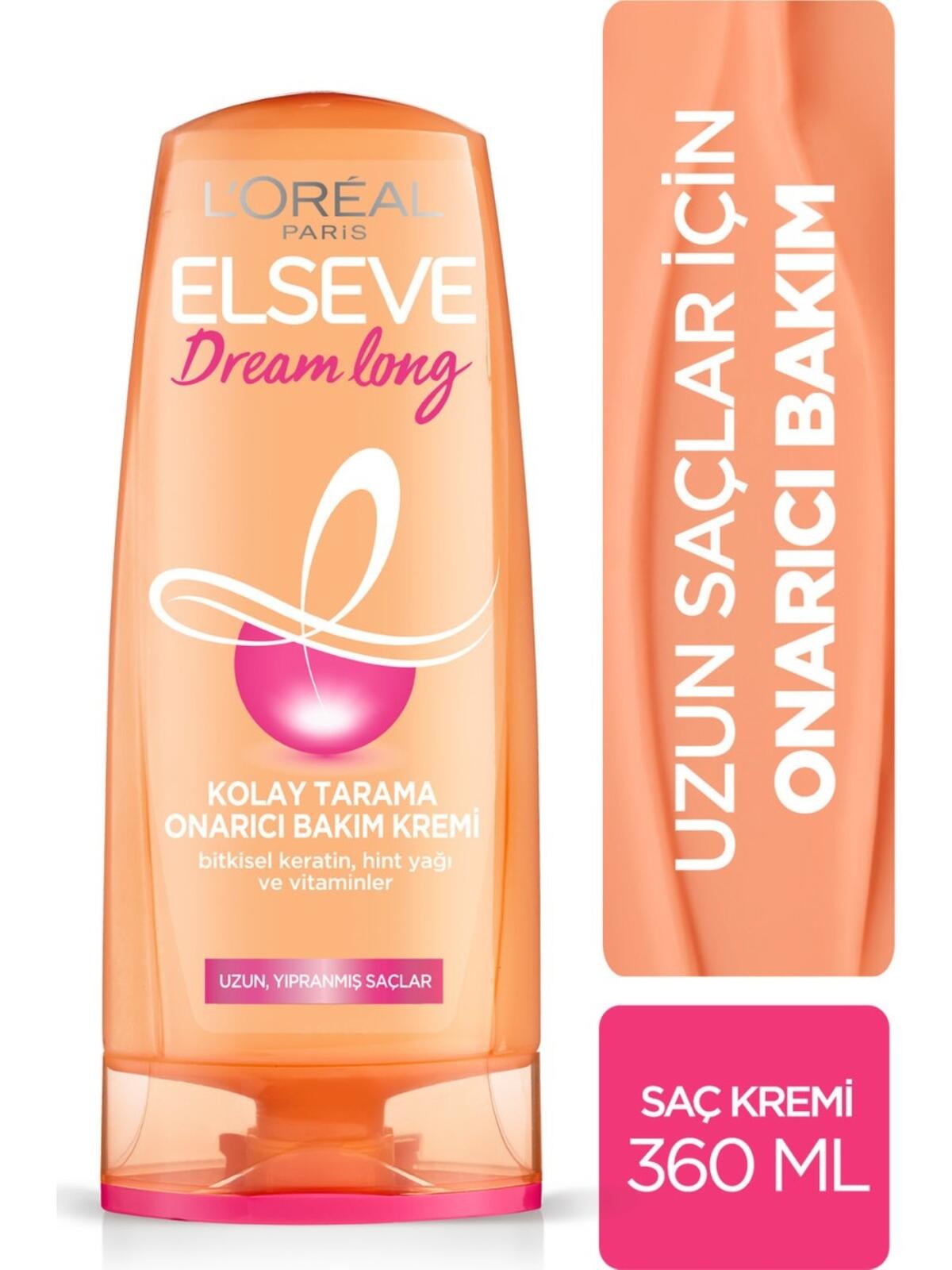 Elseve Saç Kremi Dream Long Onarıcı 360Ml