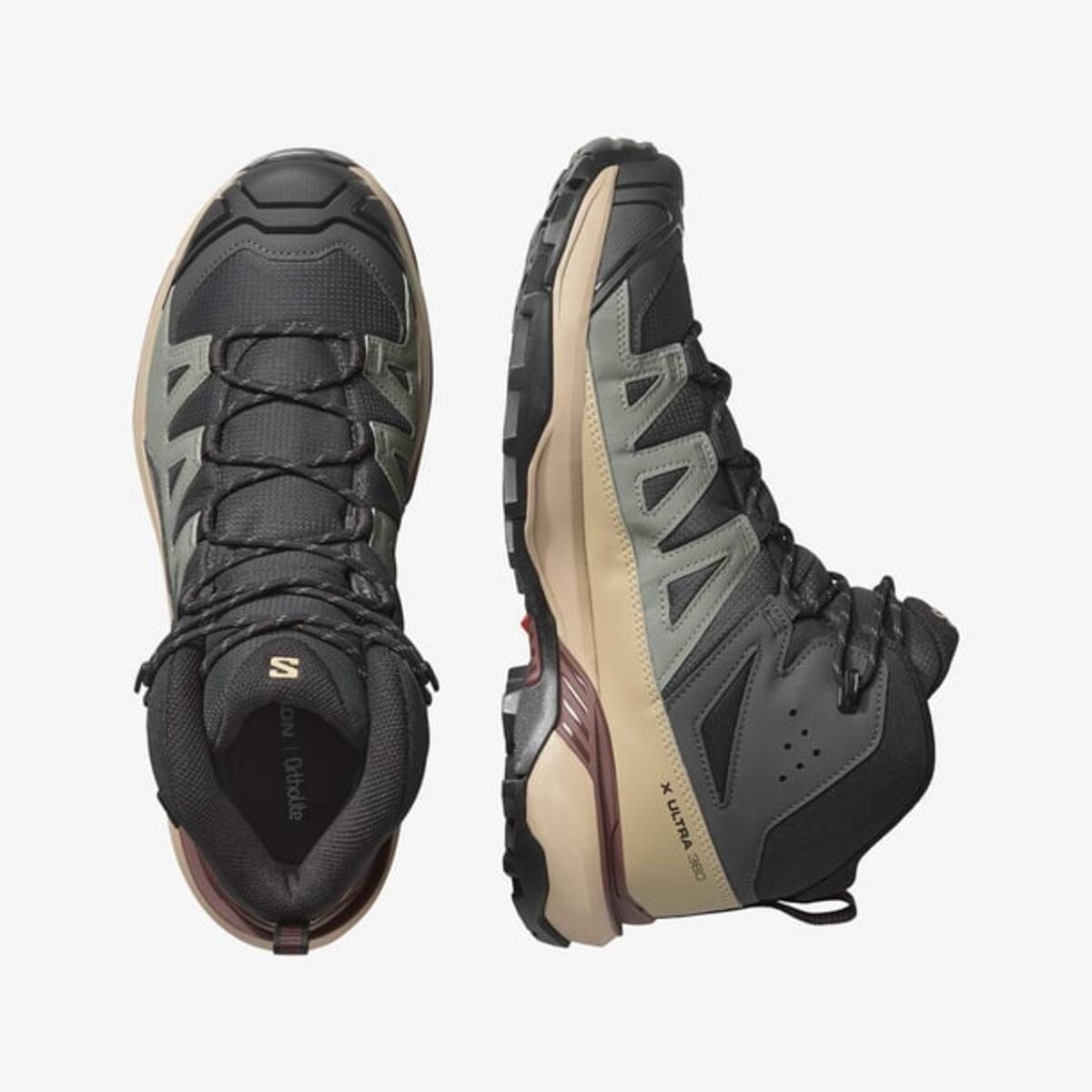 Salomon X Ultra 360 Mıd Gore-Tex L47743300 Antrasit/Bej/Kahve
