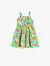 Koton Elbise Kız Bebek 5SMG80032AW Beyaz Desenli