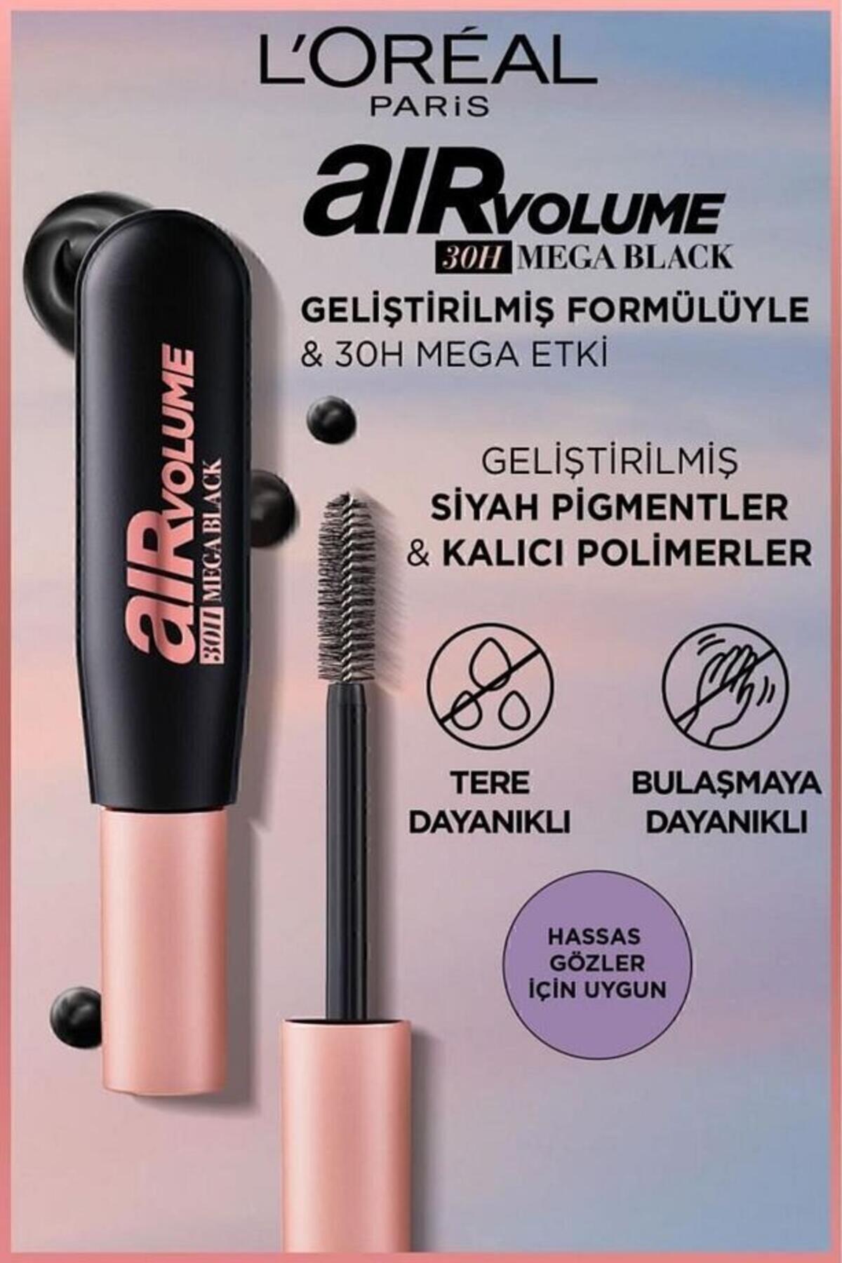 Loreal Paris Mascara Mega Volume Air Siyah