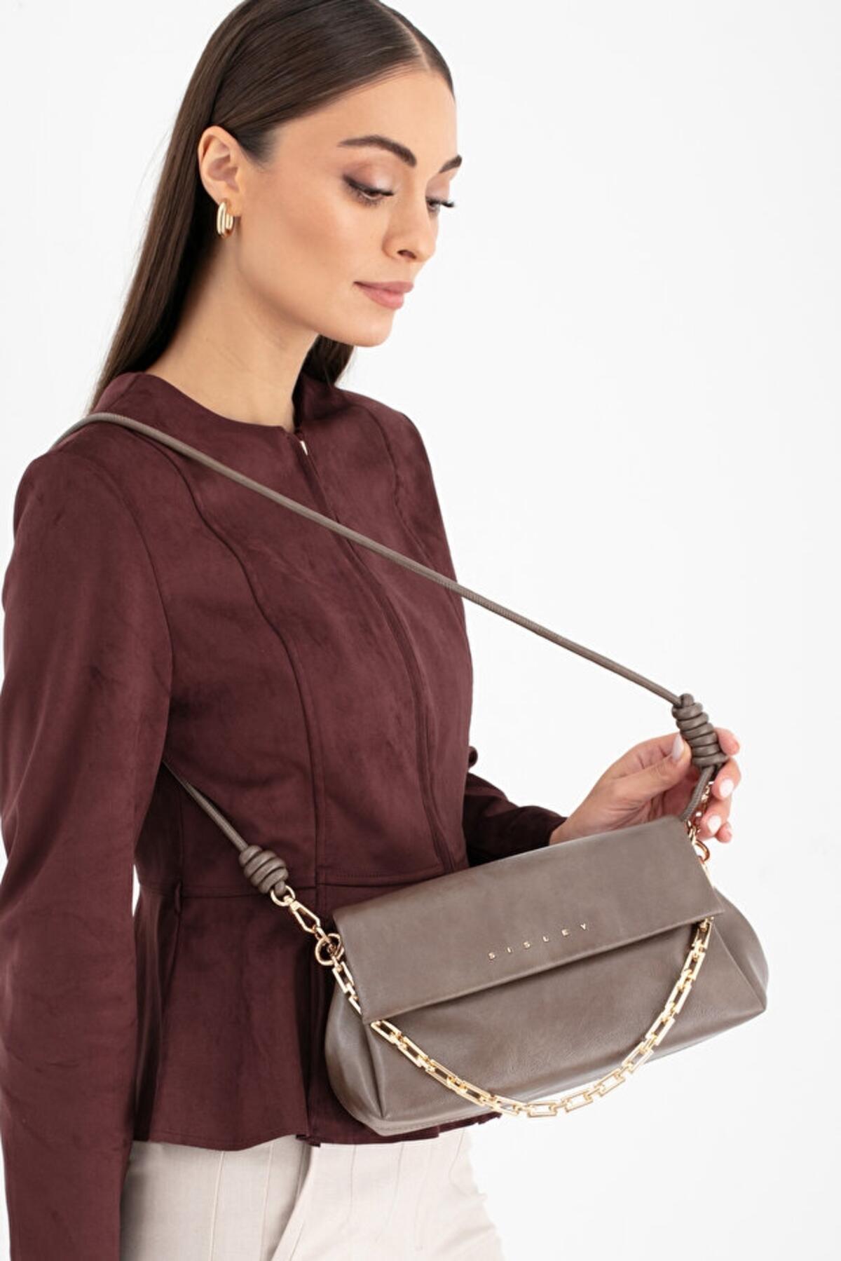 Sisley Kadın Kol Çantası SLY_234 Taş Sisley Kadın Kol Çantası SLY_234 Taş