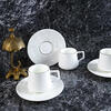 Evaliza Kahve Fincan Tk 6Lı Double Paısley 31000044097 Beyaz