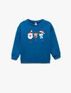 Koton Sweatshirt Erkek Bebek 6WMB10086TK Mavi
