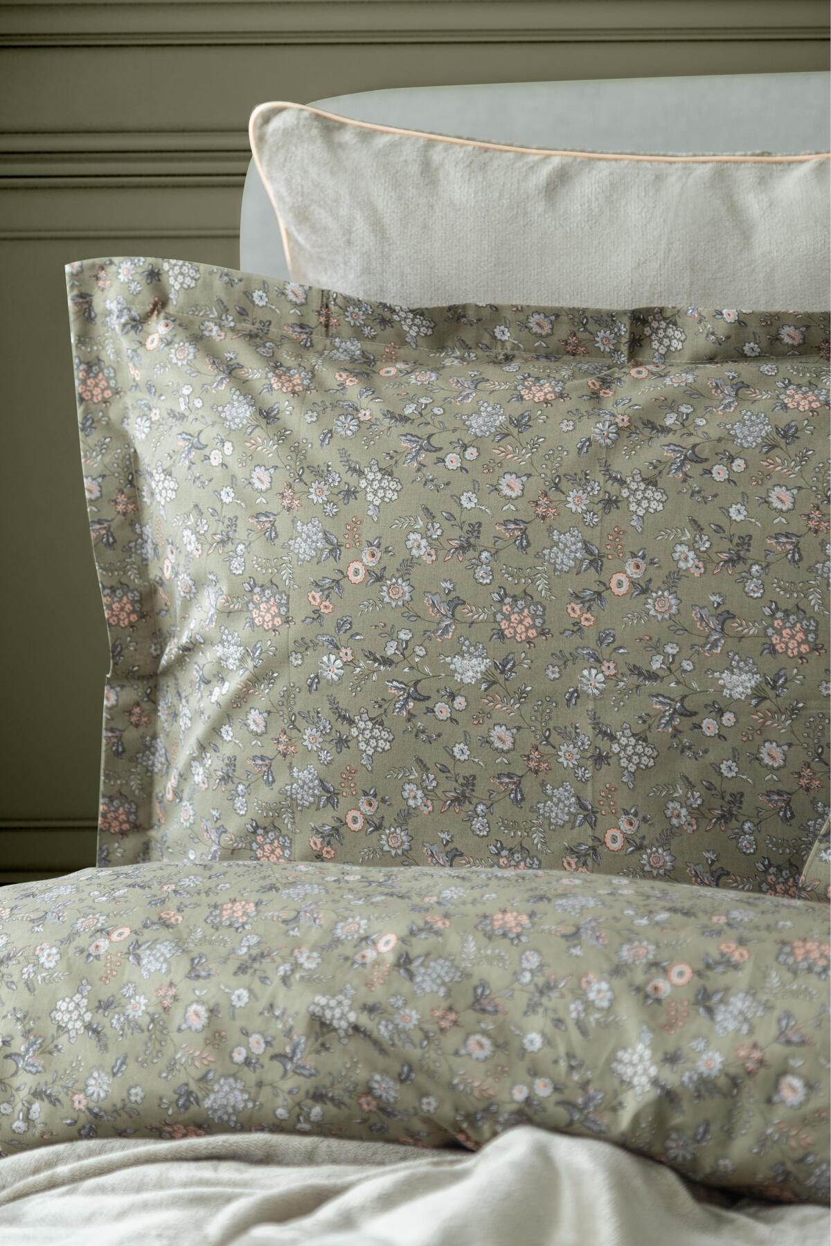 Apricitas Home Nevresim Takımı Çift Kişilik My Touch Vıctoria Küf Yeşili