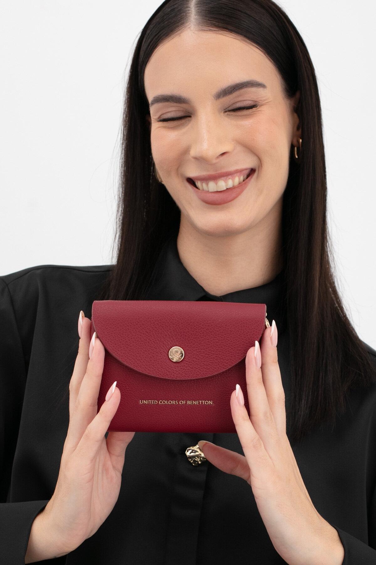 United Colors Of Benetton Kadın Cüzdan BNT_1634 Bordo