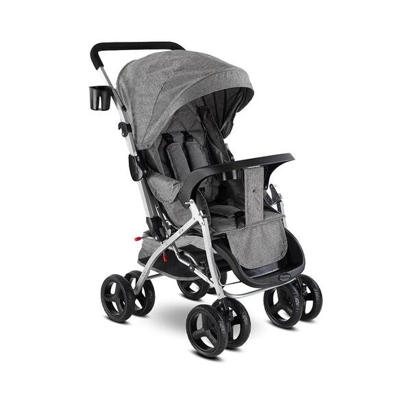 Babyhope Puset Bh-617 Gri Kırçıllı