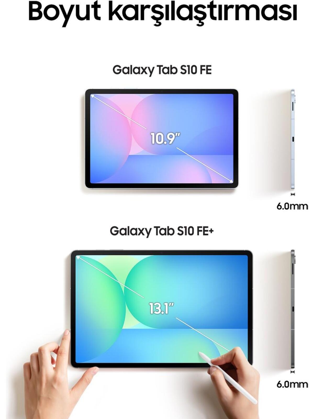 Samsung Tablet Galaxy Tab S10 FE+ SM-X620 8/128GB Gray