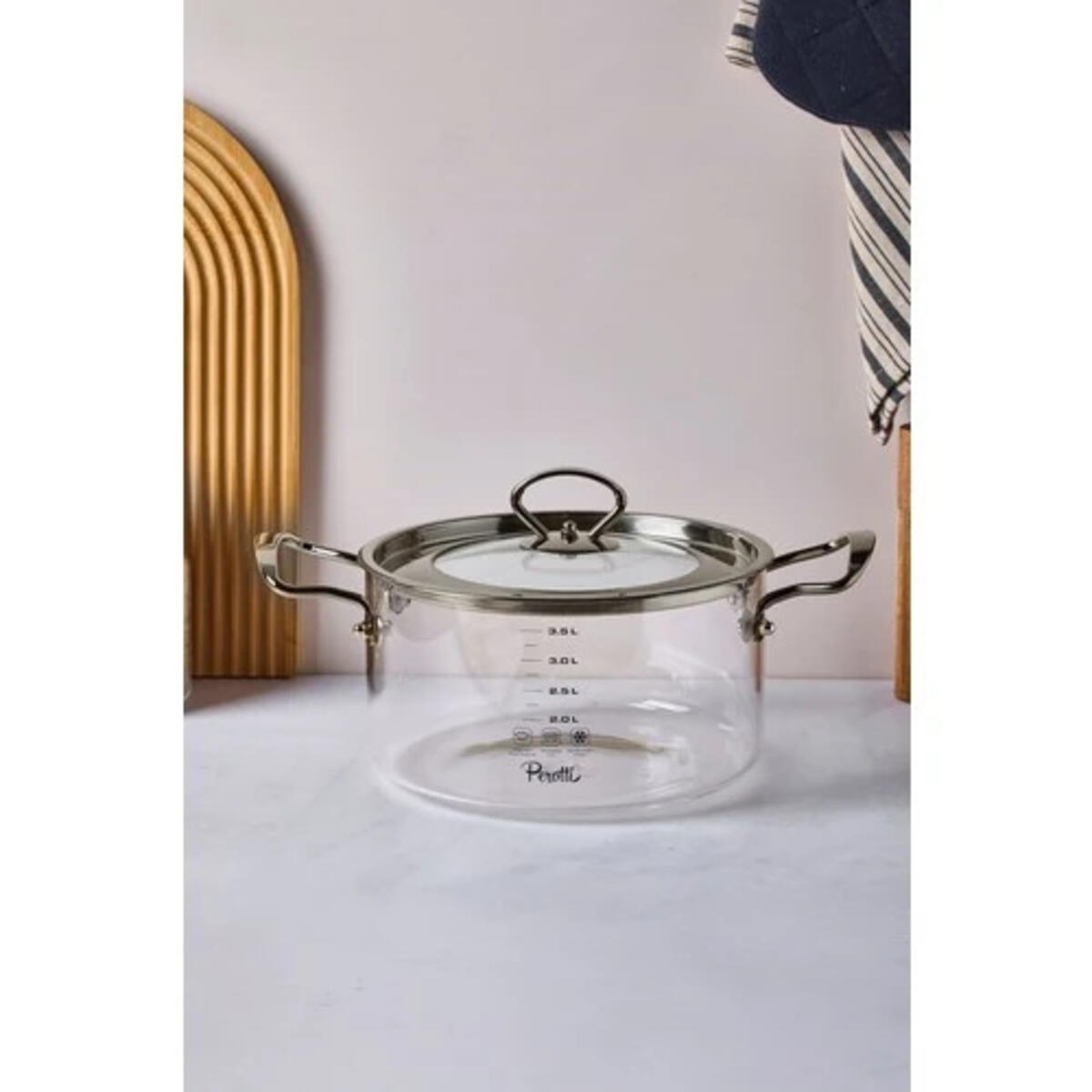 Perotti Tencere Logan Silver 3,5 Lt 20*14/4 17645