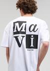 Mavi Tişört M0612005-620 Beyaz XL