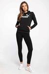 Puma Hoodie Ess Logo Tr 586791_01 Siyah