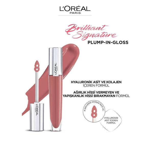 Loreal Paris Dudak Parlatıcısı Brilliant Signature Plump 412