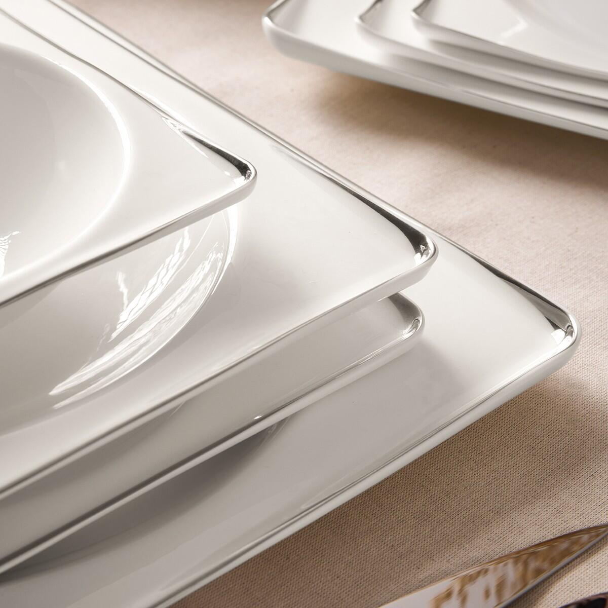Aryıldız Yemek Takımı 56P Crystal Ixır 153AR265420 Platın