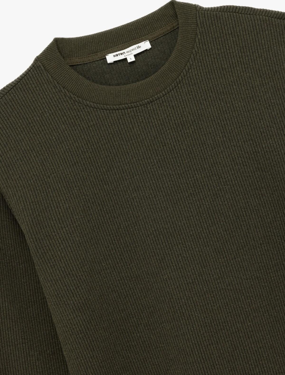 Koton Sweatshirt 6WAM70021MK Haki