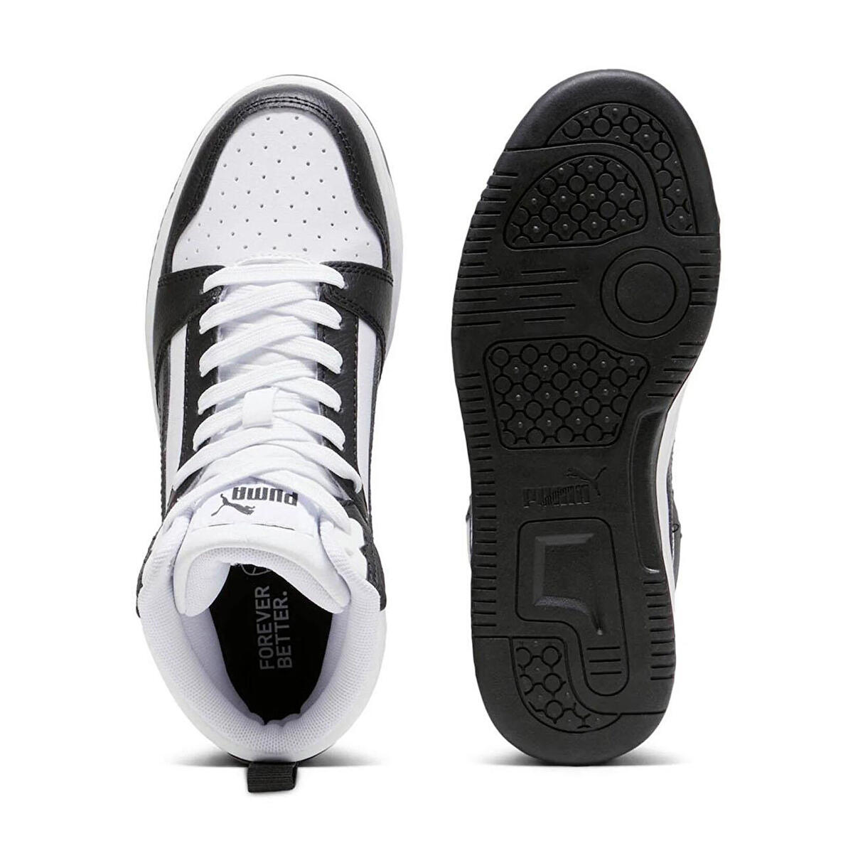 Puma Rebound V6 Mid Jr 39383101 Beyaz
