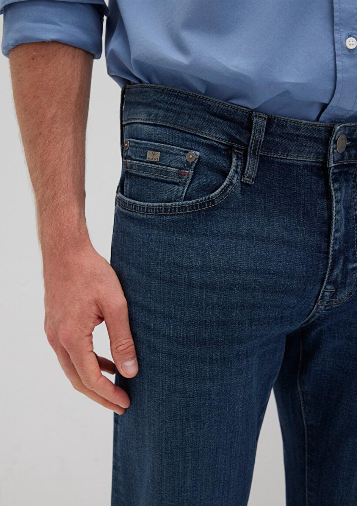 Mavi Pantolon Martin Deep Brushed M0037885202 Koyu Mavi