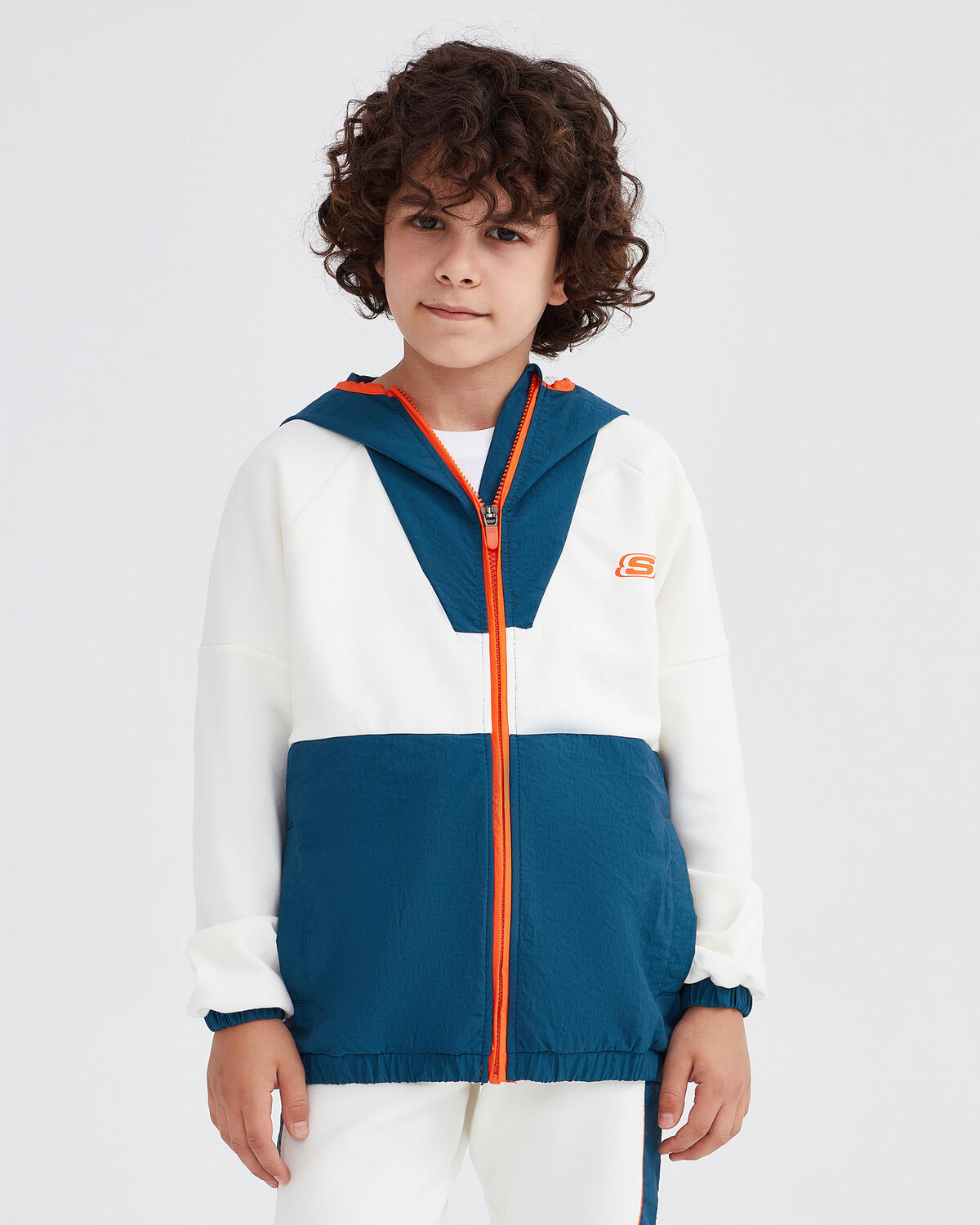 Skechers B 2Xı-Lock Half Zip Sweatshirt Sk232078-102 Kırık Beyaz
