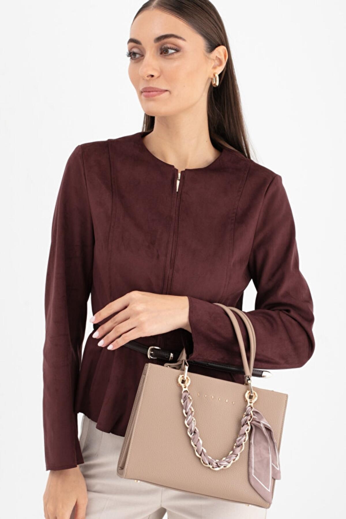 Sisley Kadın Kol Çantası SLY_286 Taş Sisley Kadın Kol Çantası SLY_286 Taş