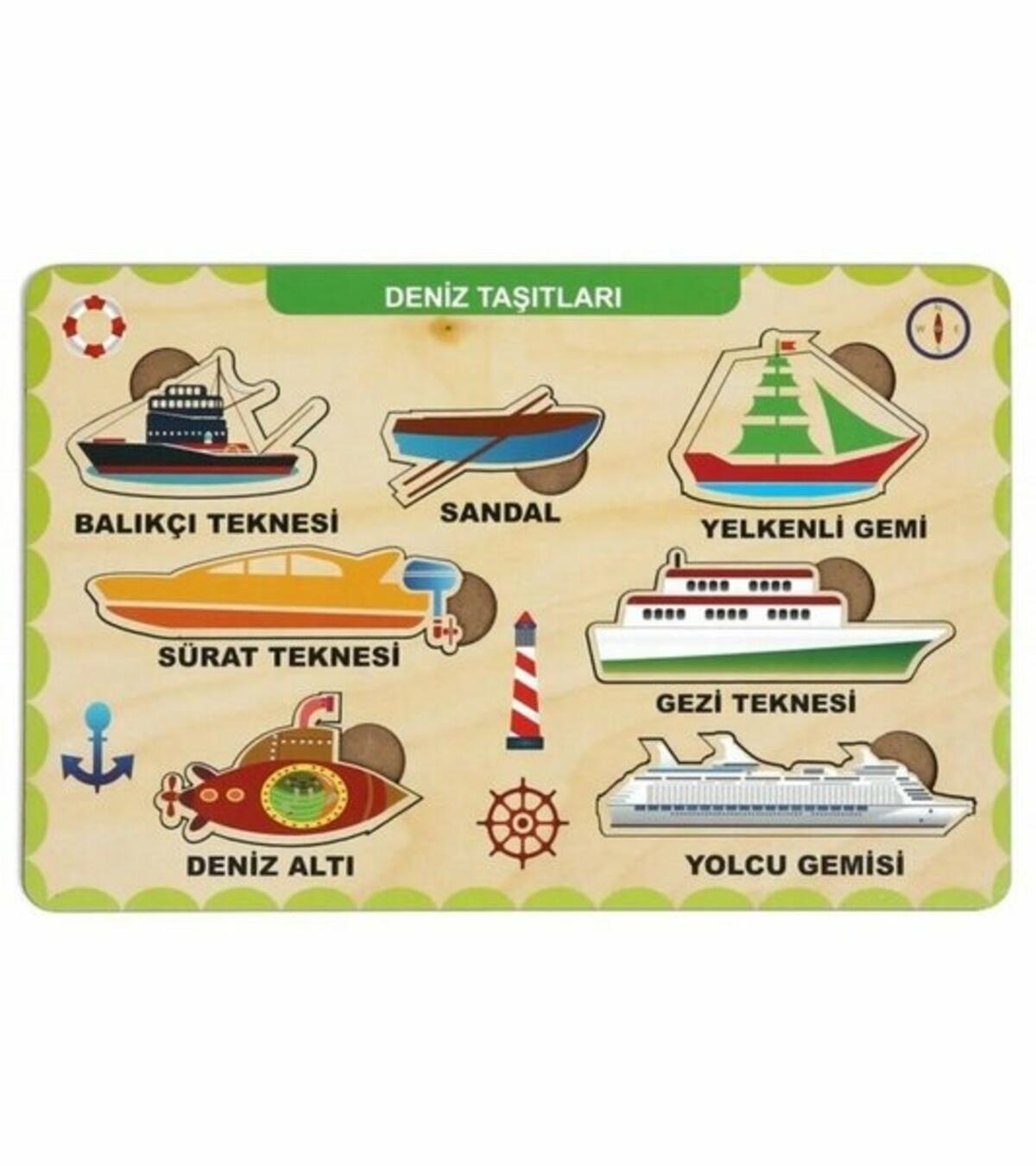 Ca Games Bul-Tak Ahşap Deniz Taşıtları CAAHS-3201