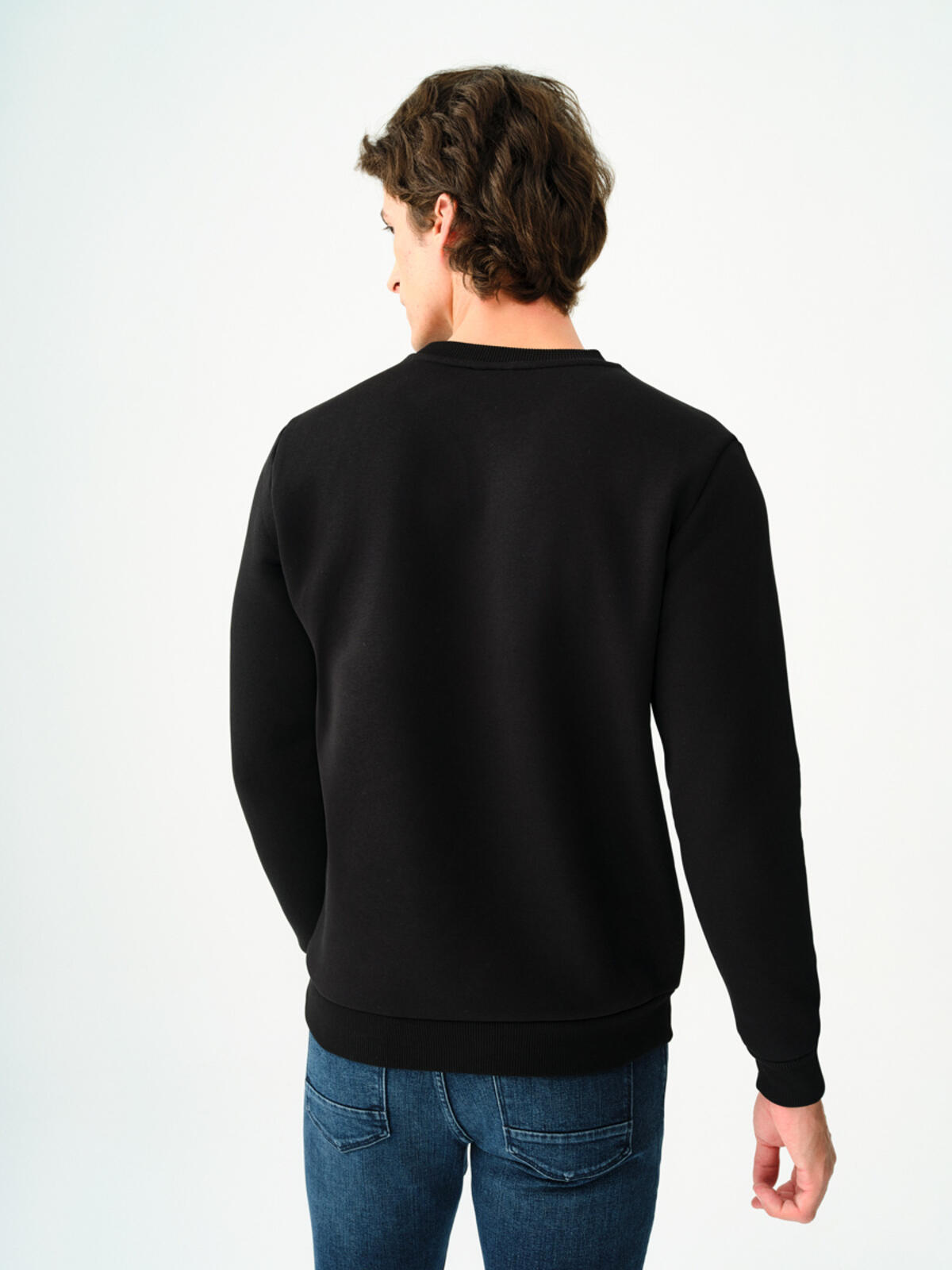Loft Sweatshirt LF2037697 Siyah-Beyaz