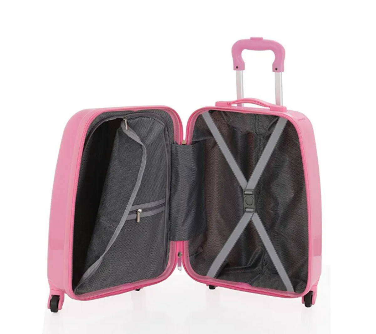 Mçs Abs Çocuk Valiz V307 Pembe-Happy Baskı