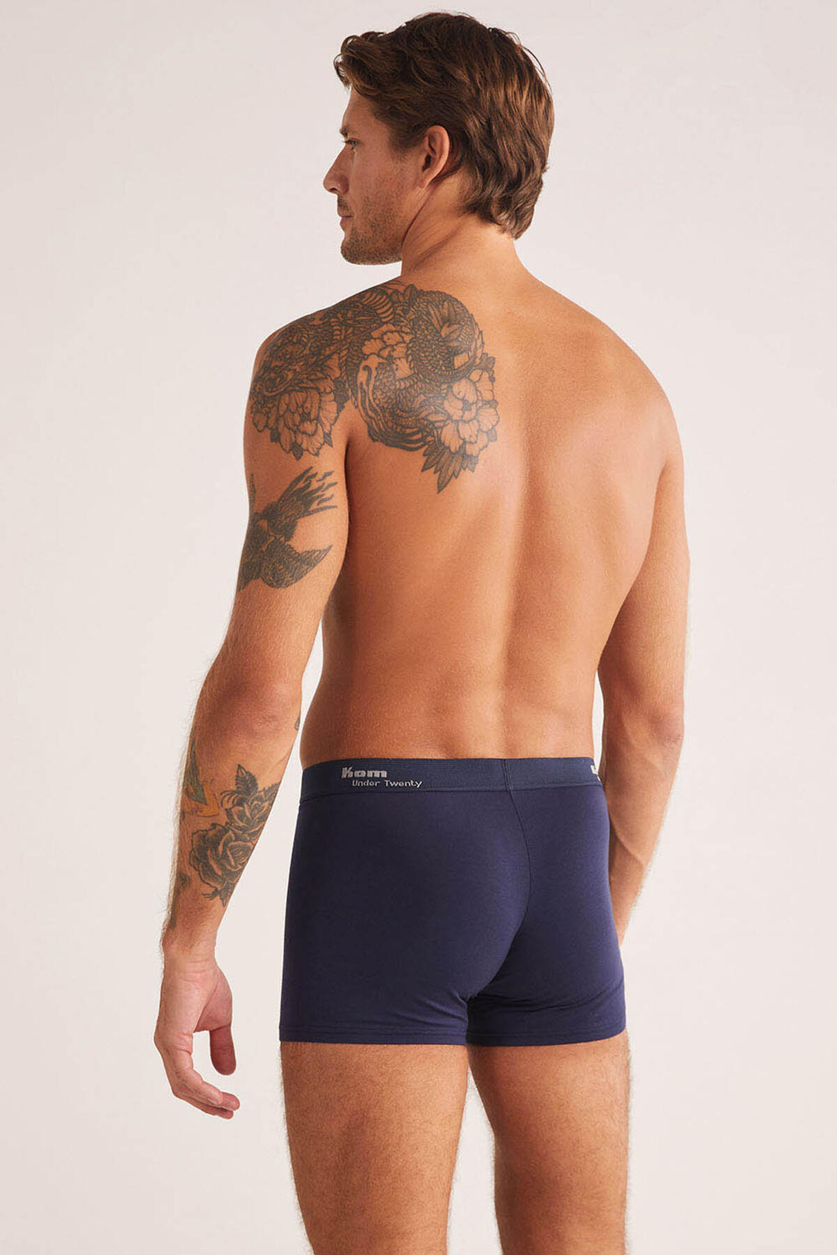 Kom Boxer Tight 2Li 111.011 Lacivert