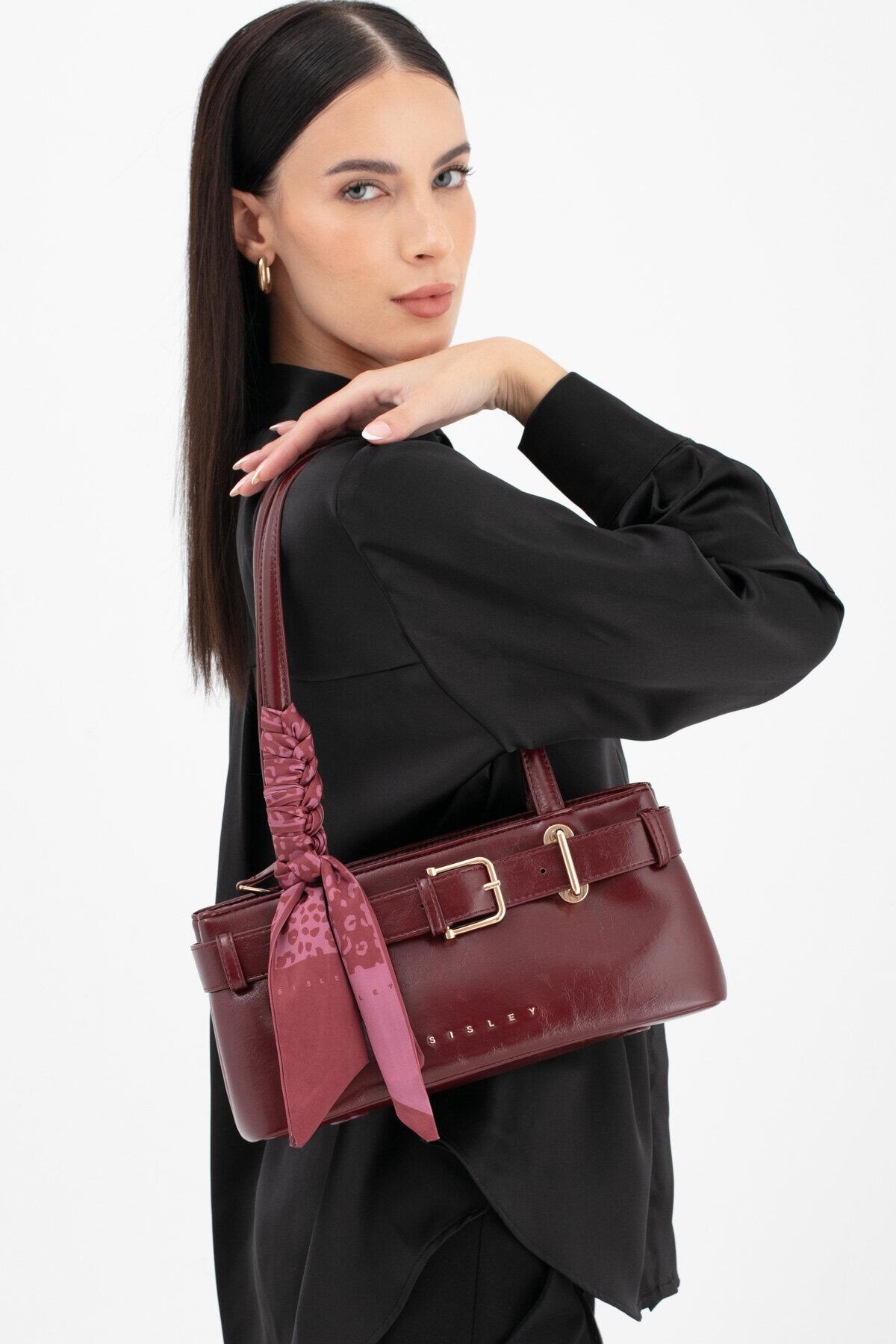 Sisley Kadın Kol Çantası SLY_290 Bordo