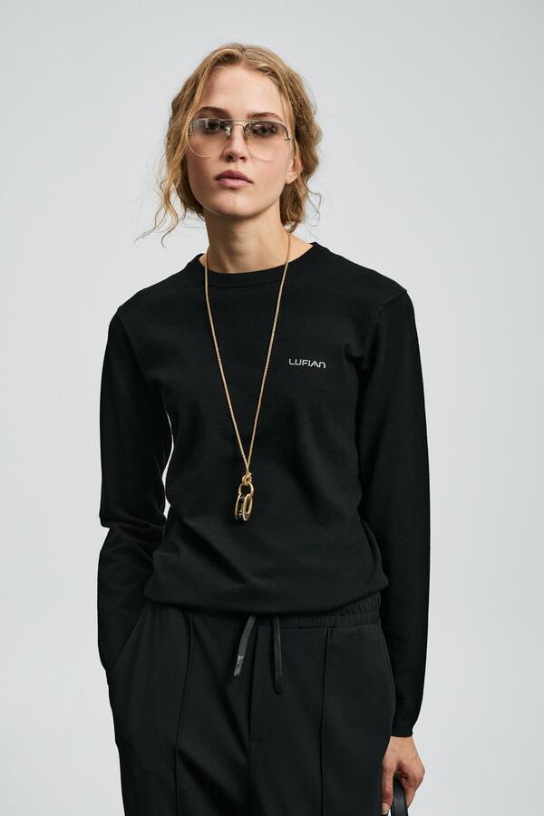 Lufıan Kadın Kazak Hoper 122090038 Siyah